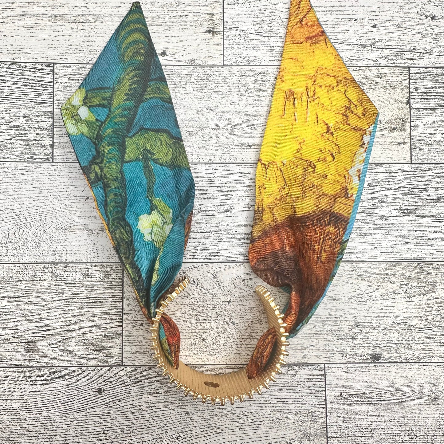 Cuff Bracelet with Scarf | Erika williner Designs