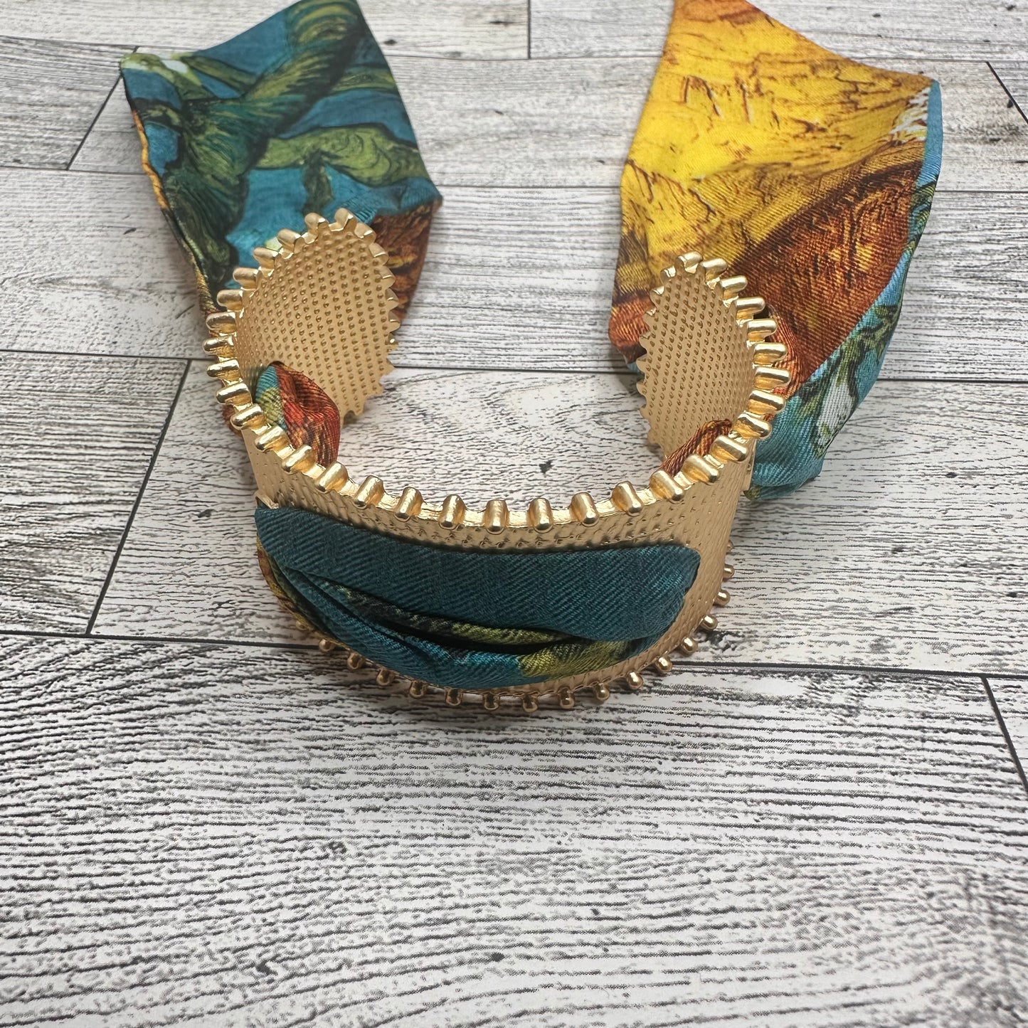 Cuff Bracelet with Scarf | Erika williner Designs
