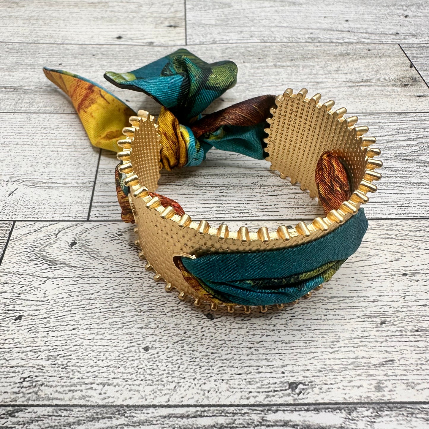 Cuff Bracelet with Scarf | Erika williner Designs