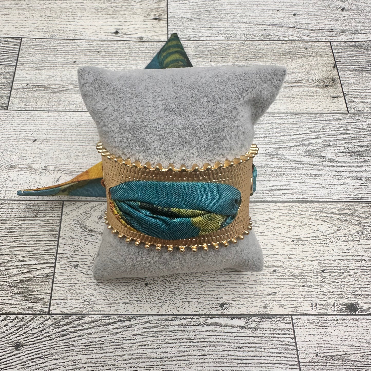 Cuff Bracelet with Scarf | Erika williner Designs