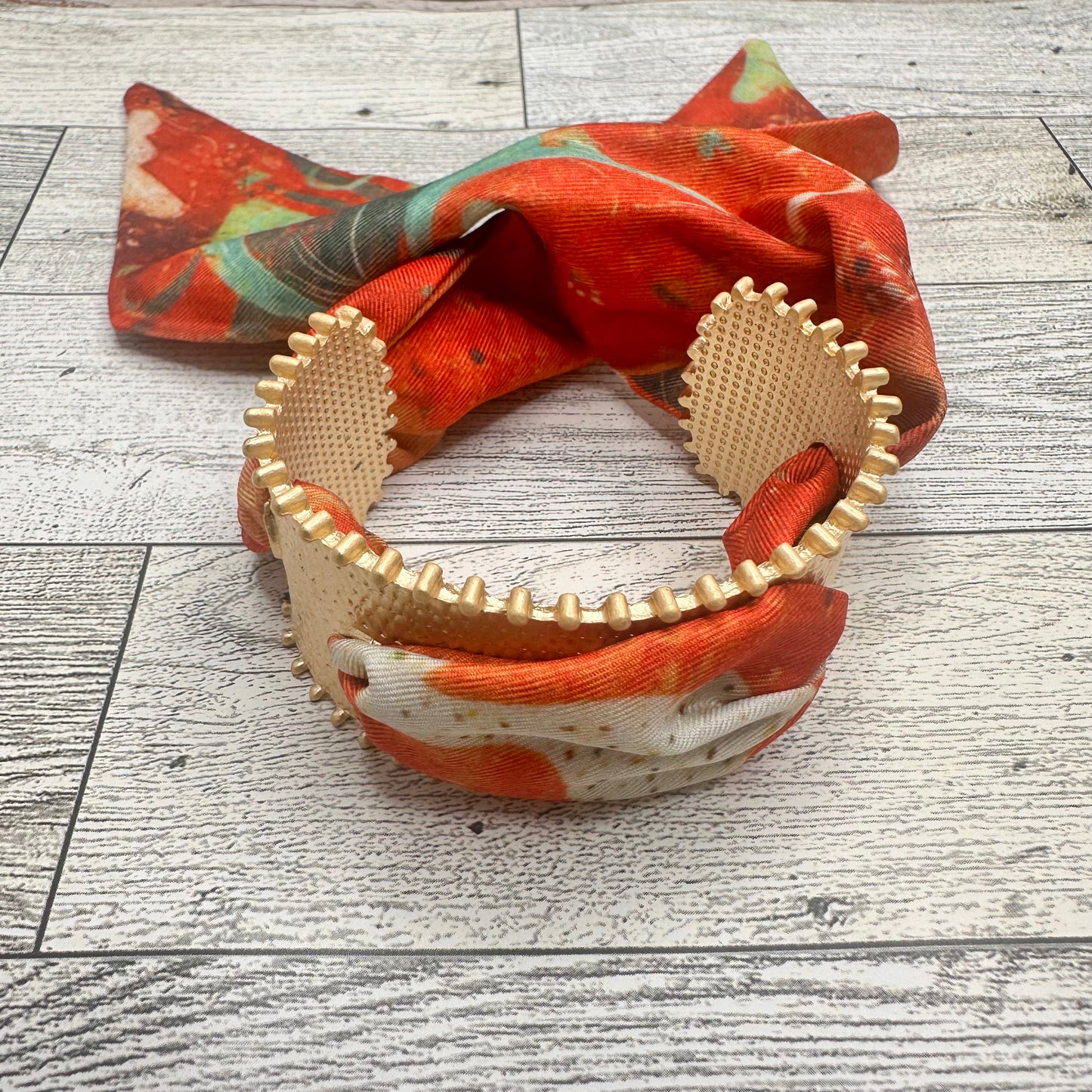 Cuff Bracelet with Scarf | Erika williner Designs