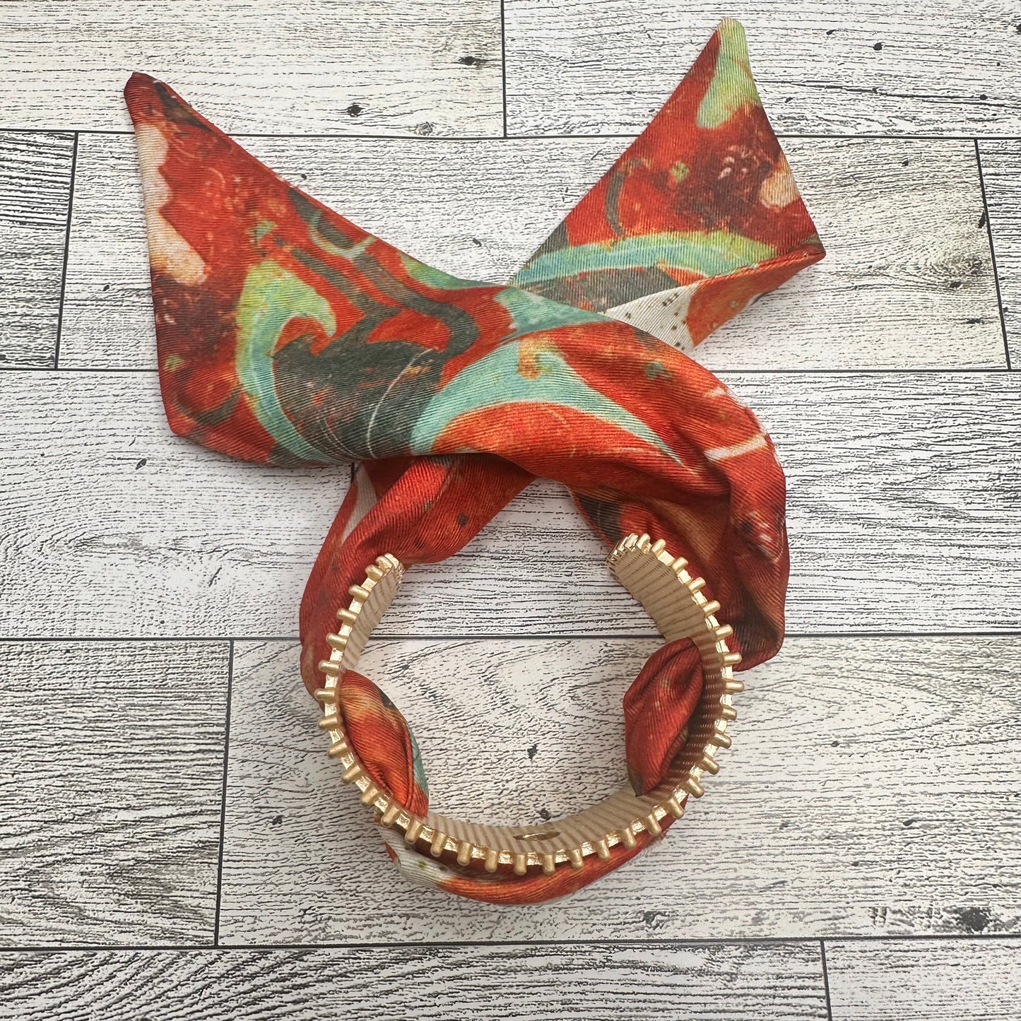 Cuff Bracelet with Scarf | Erika williner Designs