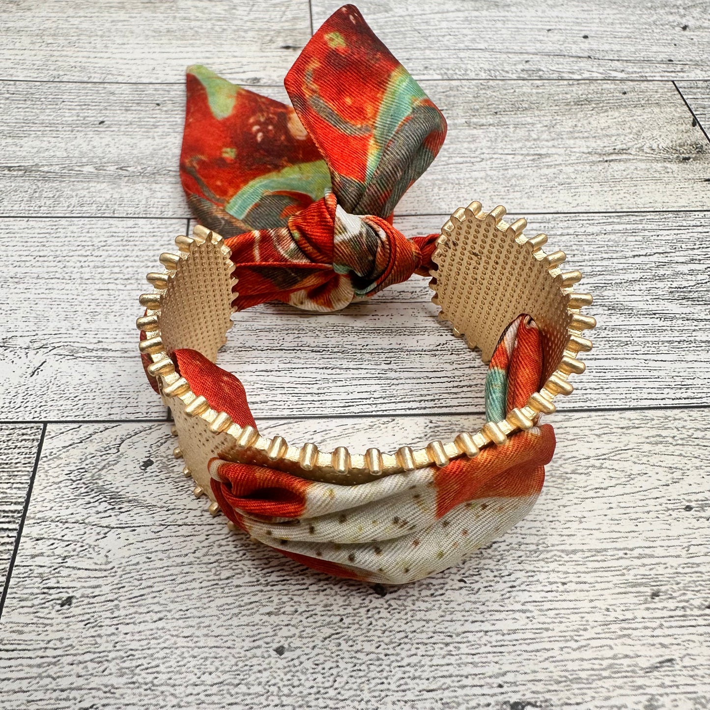 Cuff Bracelet with Scarf | Erika williner Designs