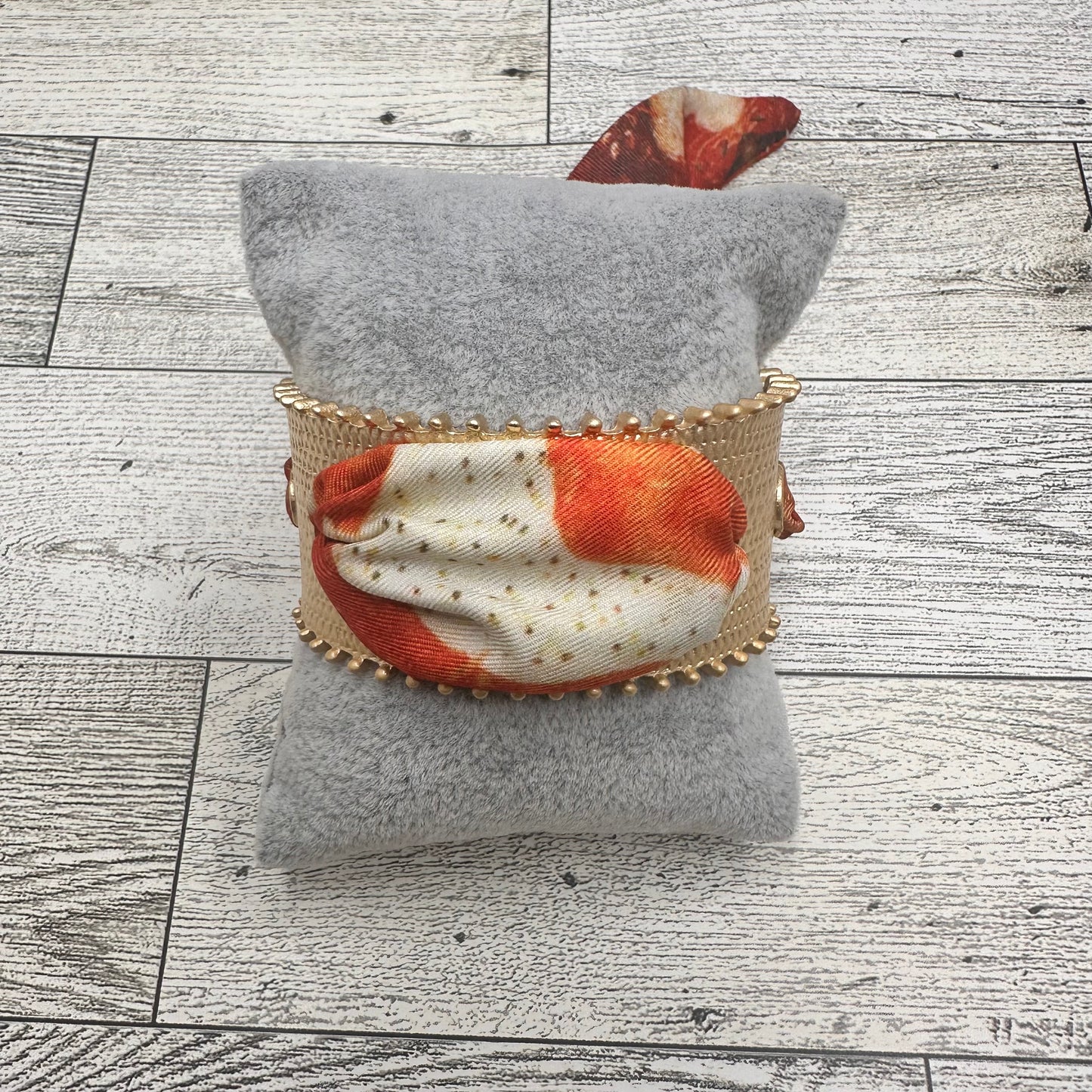 Cuff Bracelet with Scarf | Erika williner Designs