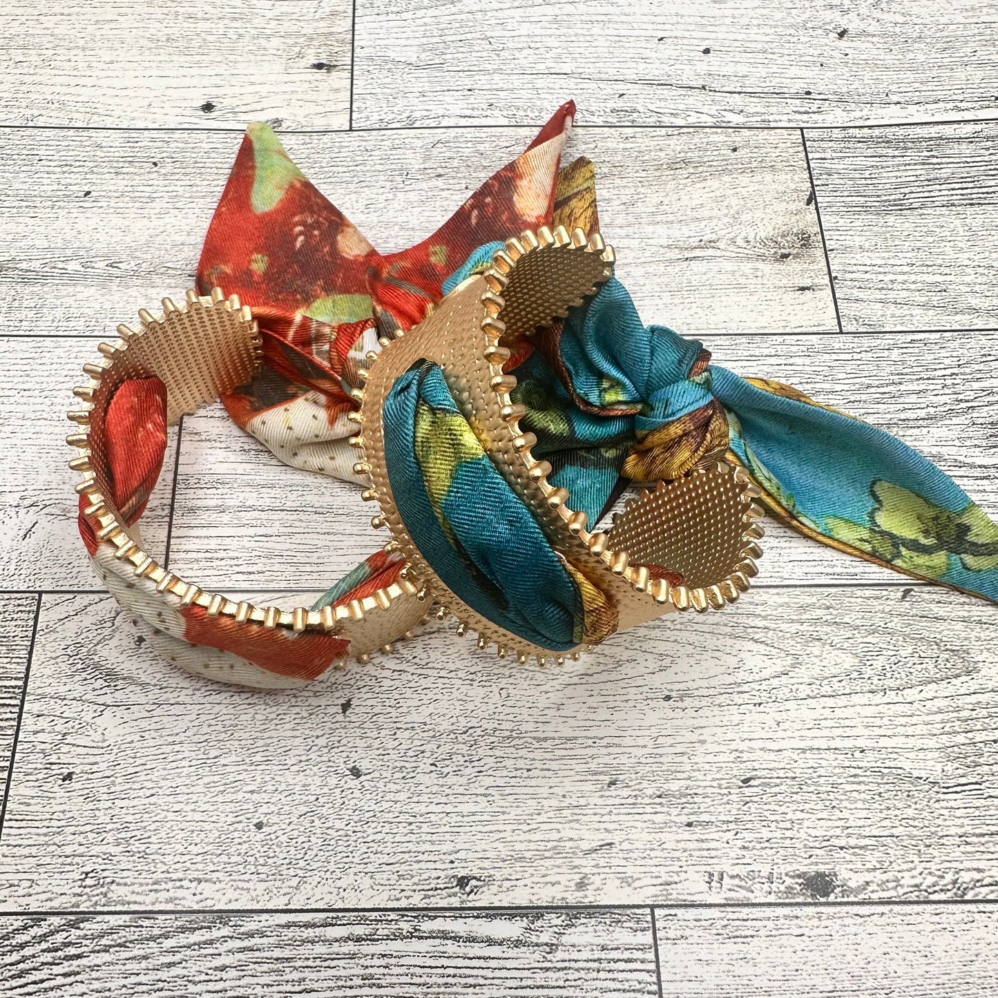 Cuff Bracelet with Scarf | Erika williner Designs