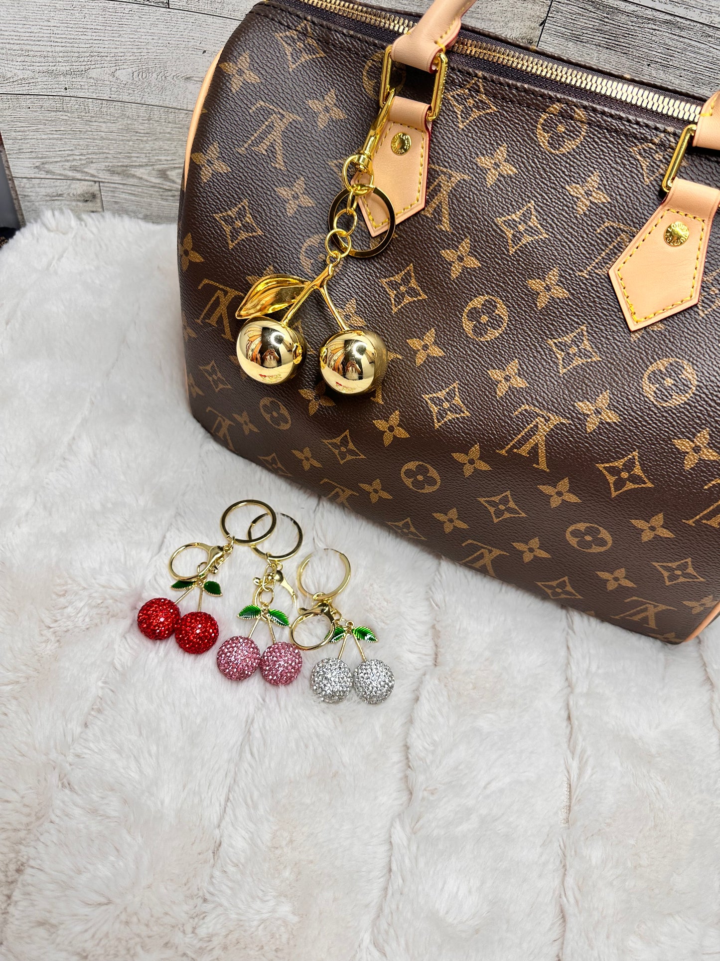 Cherry Bag Charm | Erika Williner Designs