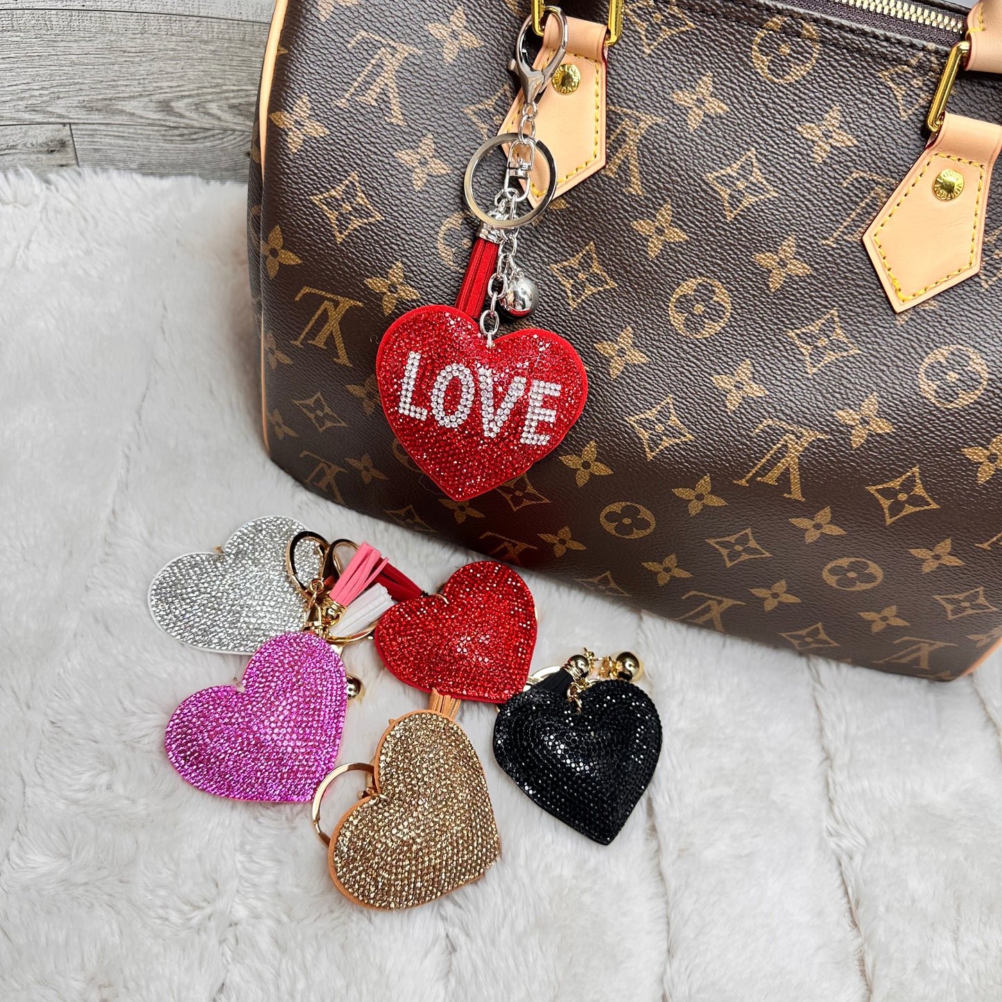 Heart Charms for your Bag | Erika Williner Designs