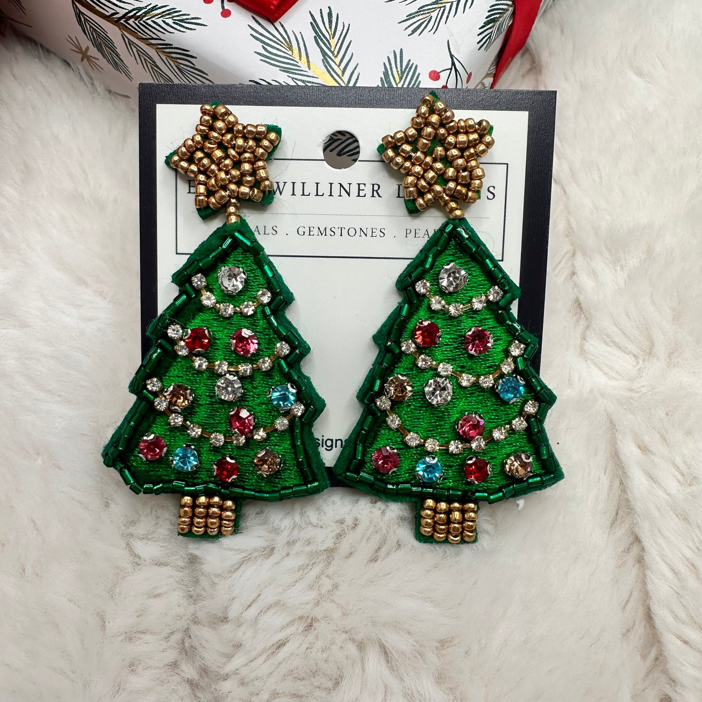 Holiday Collection Beaded Earrings | Erika Williner Designs