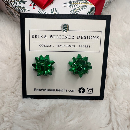Dainty Cute Christmas Earrings | Erika Williner Designs