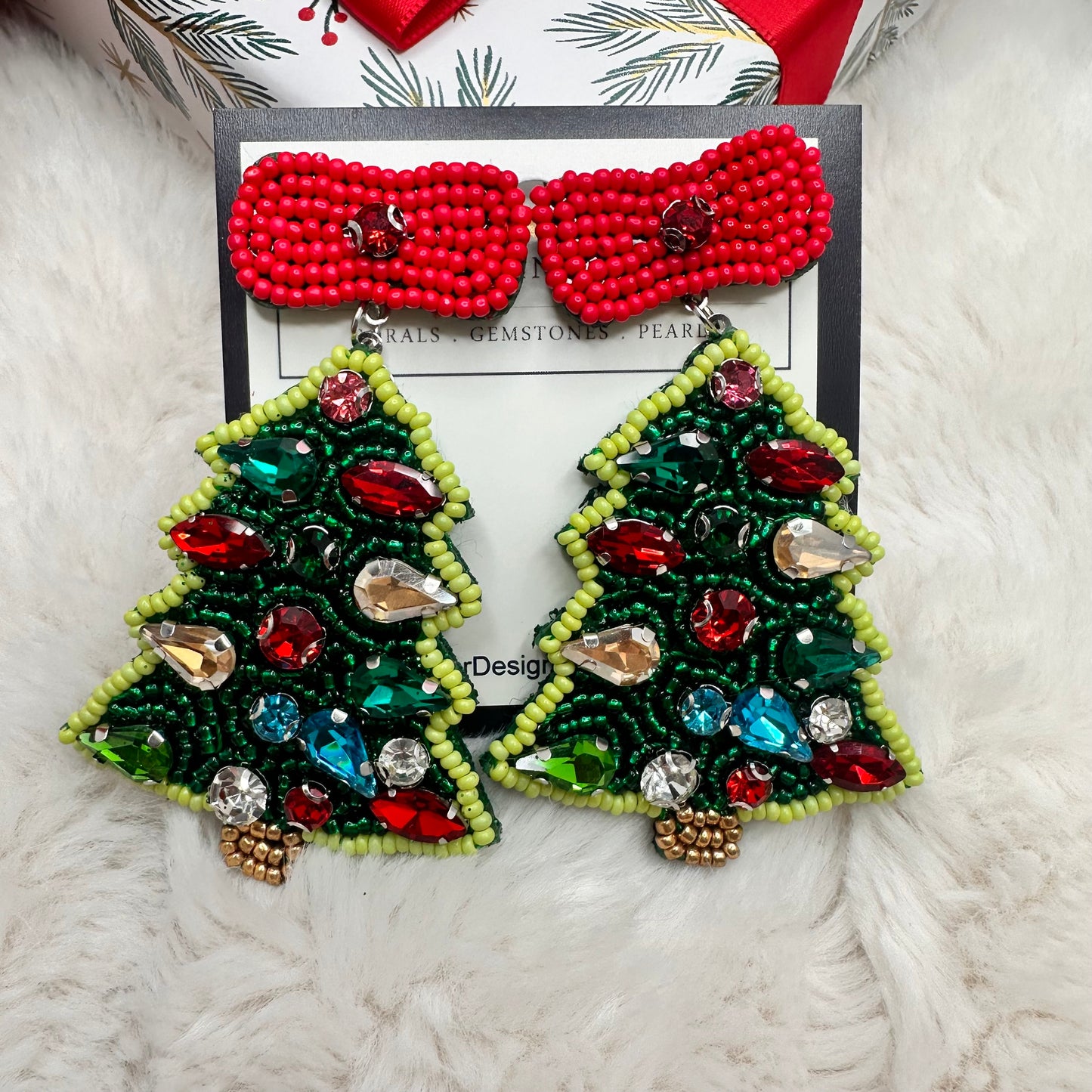 Holiday Collection Beaded Earrings | Erika Williner Designs