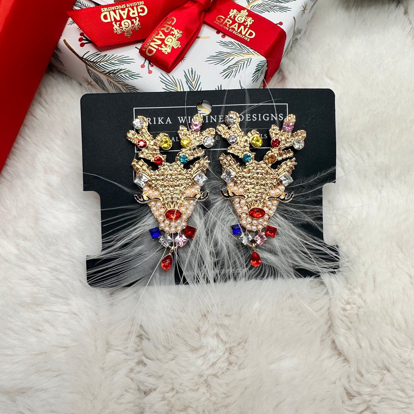 Sparkly Collection Holiday earrings | Erika Williner Designs