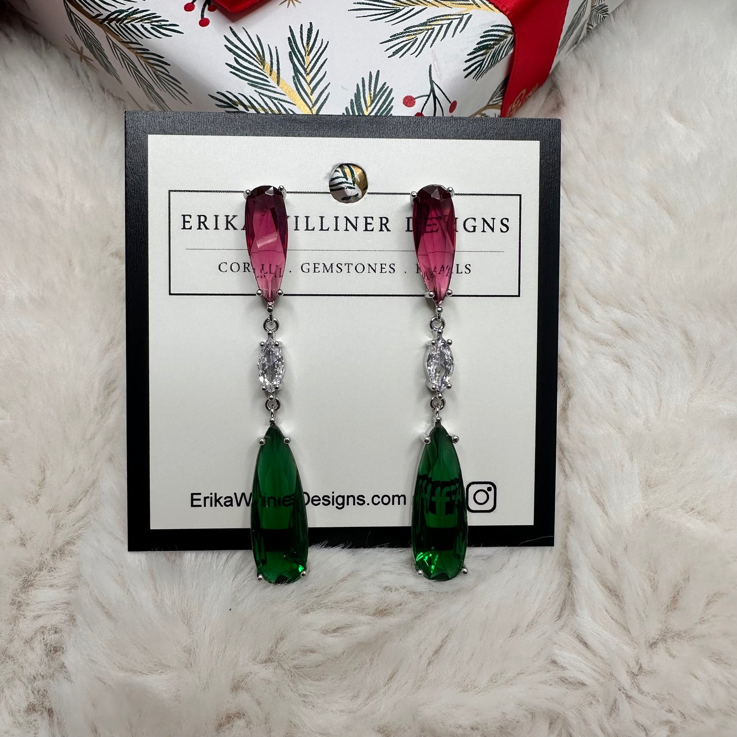 Multicolor Sparkly Earrings | Erika Williner Designs