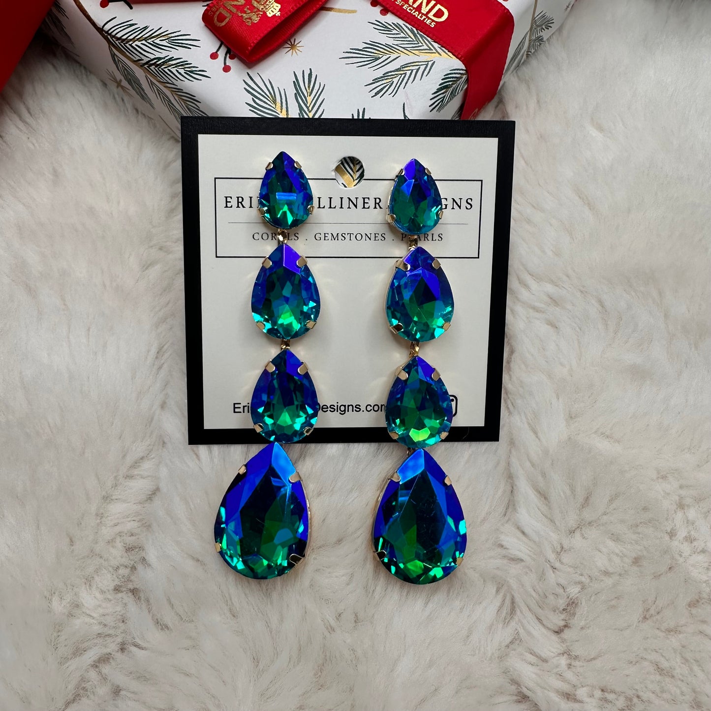 Multicolor Sparkly Earrings | Erika Williner Designs
