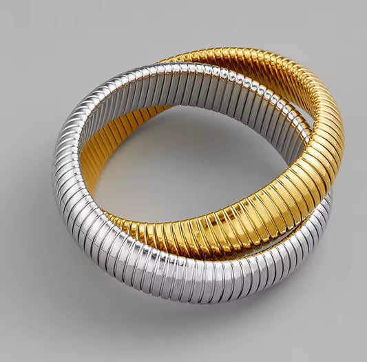 Infinity Double Layer Stretch Bracelet | Erika Williner Designs