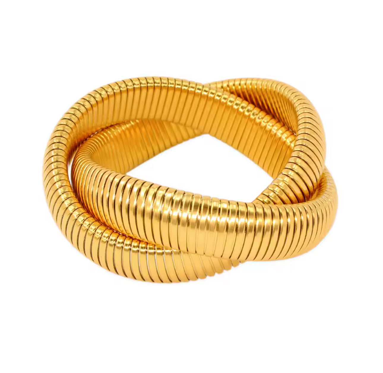 Infinity Double Layer Stretch Bracelet 3/4inc | Erika Williner Designs