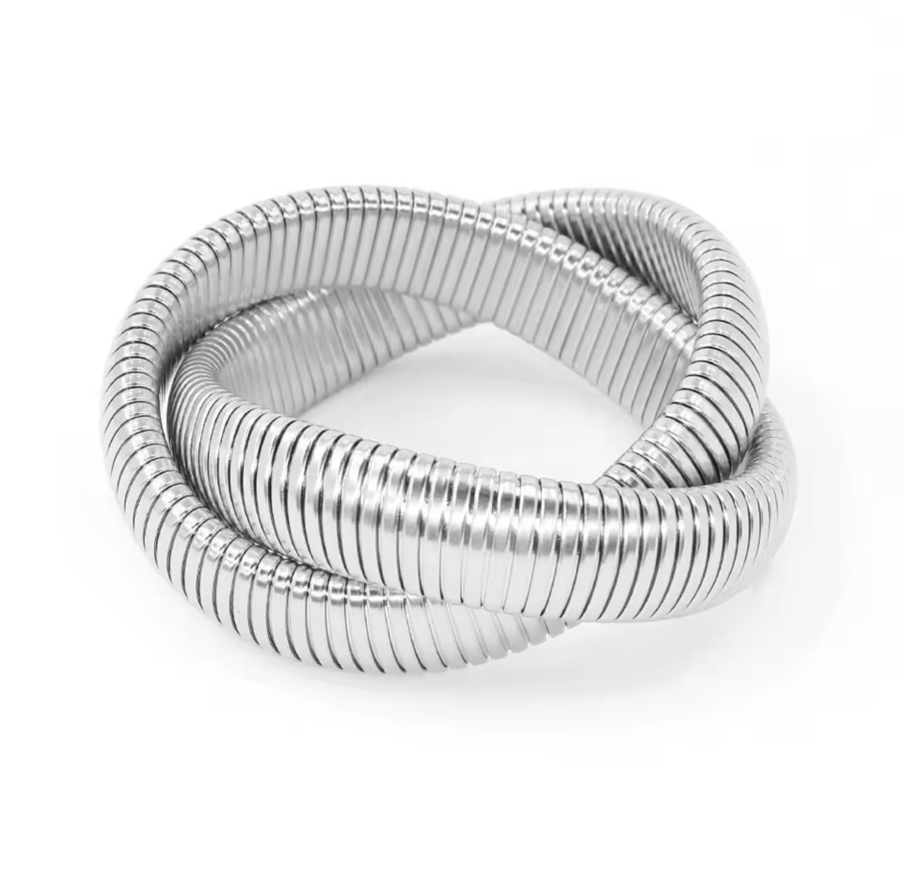 Infinity Double Layer Stretch Bracelet 3/4inc | Erika Williner Designs
