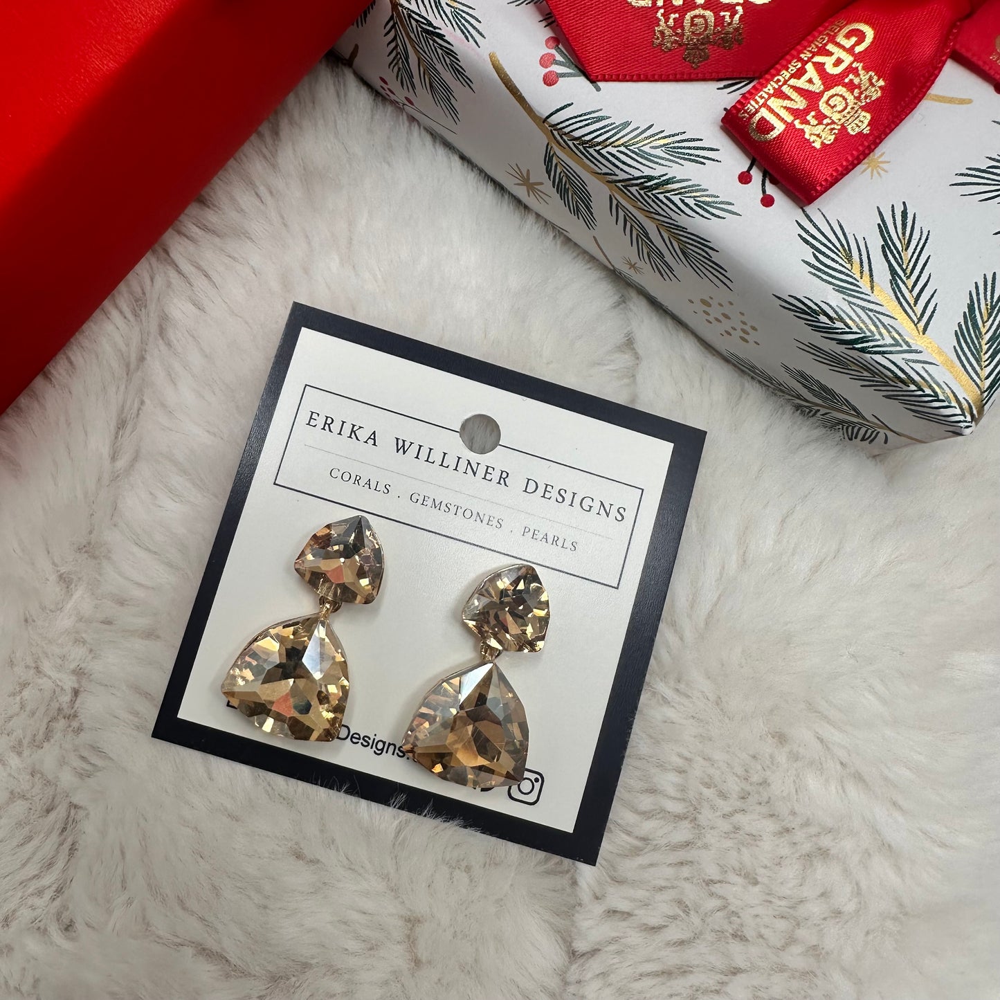 Multicolor Sparkly Earrings | Erika Williner Designs