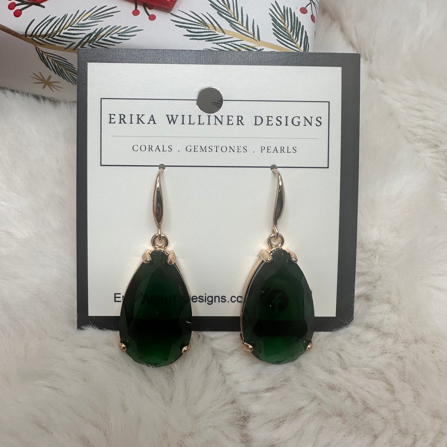 Teardrop Crystals Earrings | Erika Williner Designs