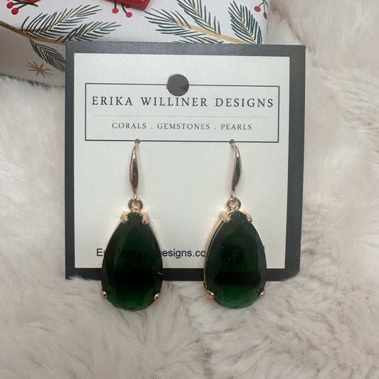 Teardrop Crystals Earrings | Erika Williner Designs