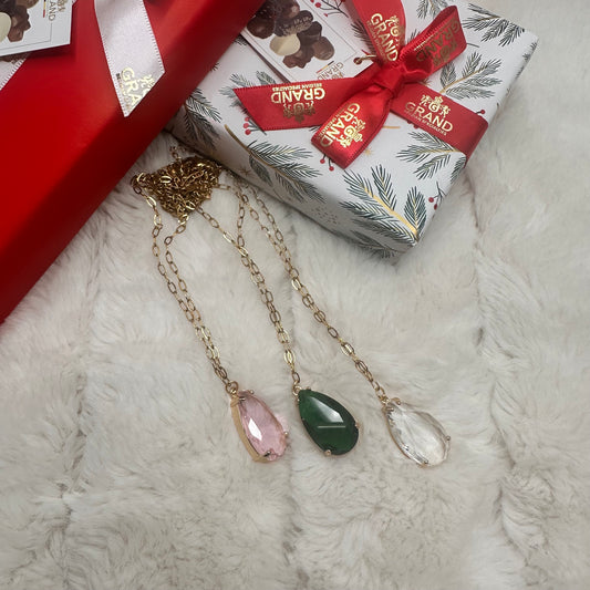 Teardrop Pendant Necklace | Erika Williner Designs