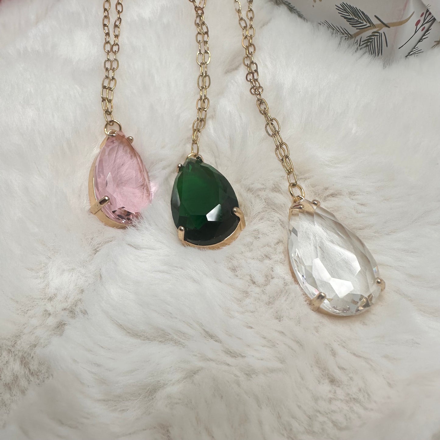 Teardrop Pendant Necklace | Erika Williner Designs