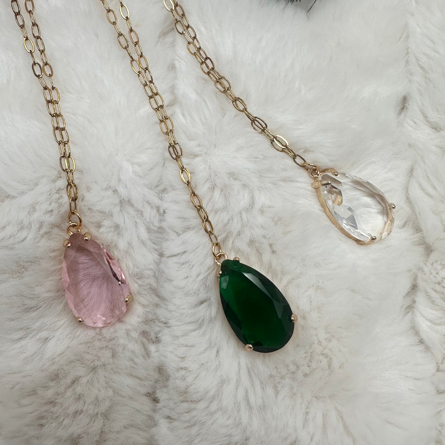 Teardrop Pendant Necklace | Erika Williner Designs