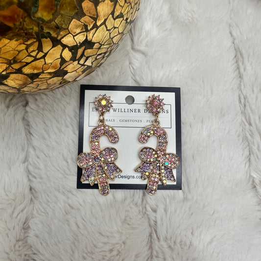 Candy Cane Earrings | Erika Williner Designs
