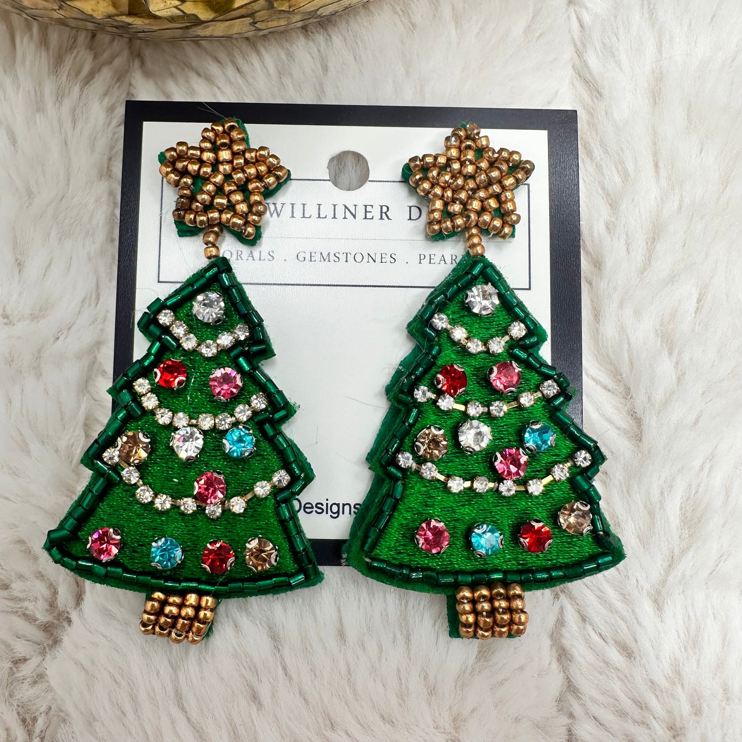 Holiday Collection Beaded Earrings | Erika Williner Designs