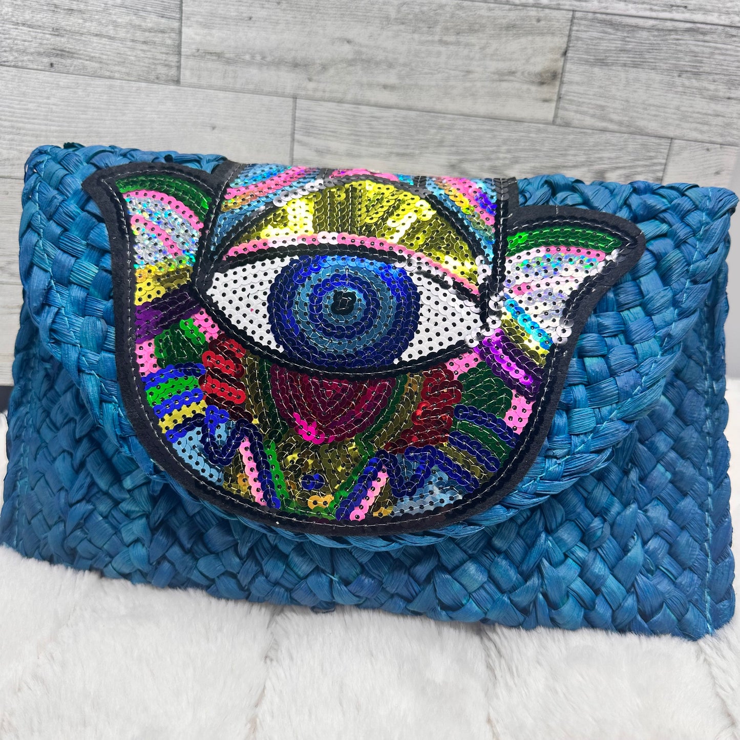 Hamsa Embellished Clutches | Erika Williner Designs