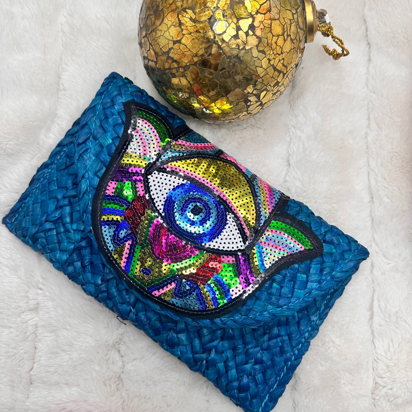 Hamsa Embellished Clutches | Erika Williner Designs