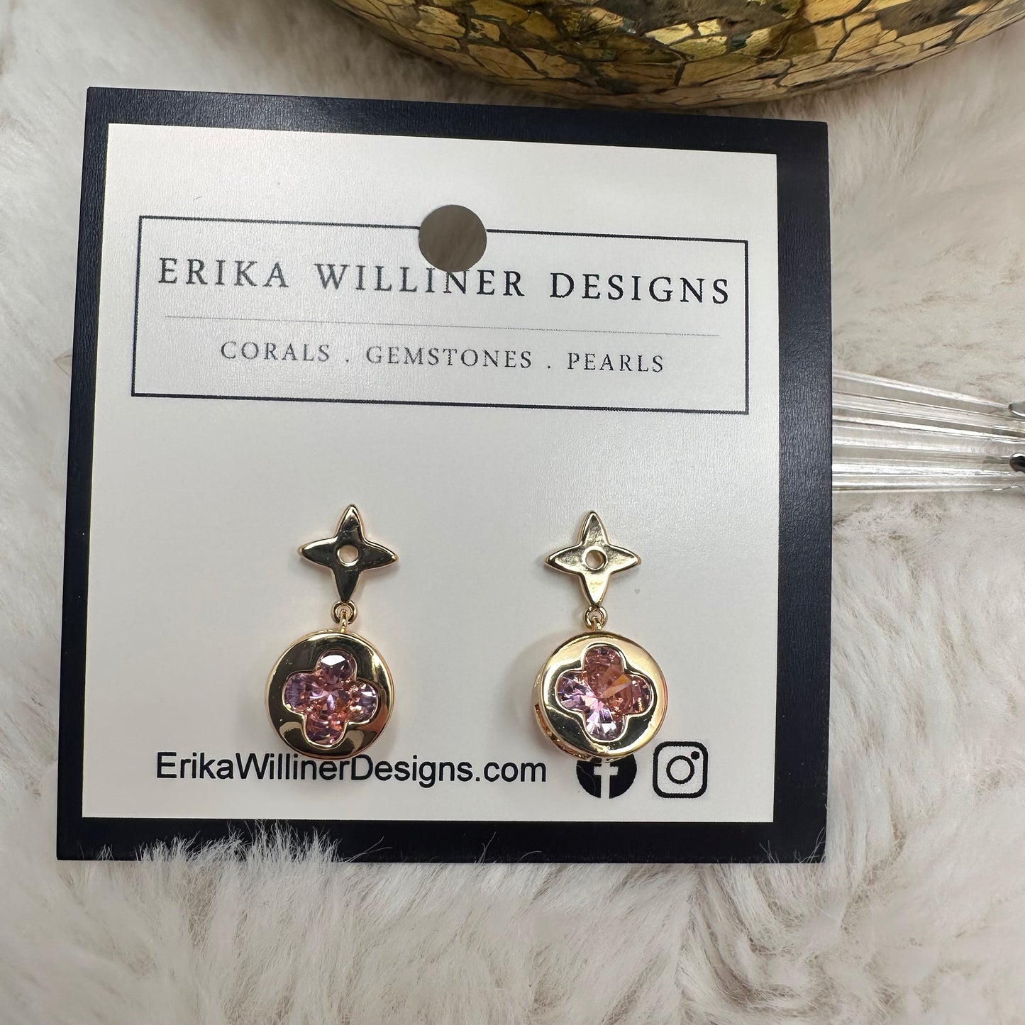 Star and clover earrings | Erika Williner Designs