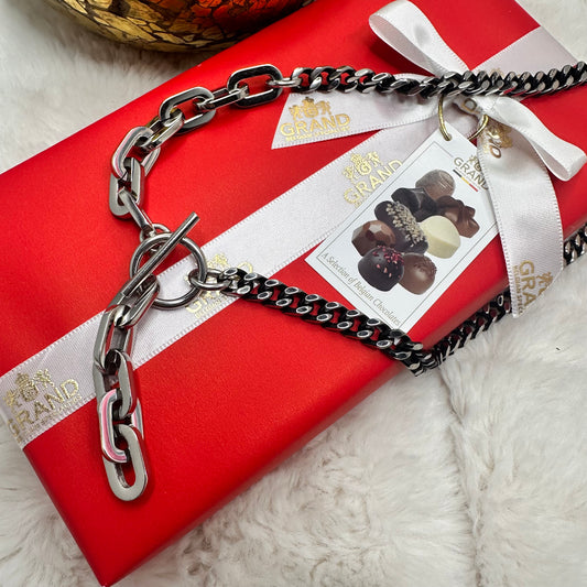 Stainless Steel Chain Y Shape Mix Cuban Link  | Erika Wiilliner Designs