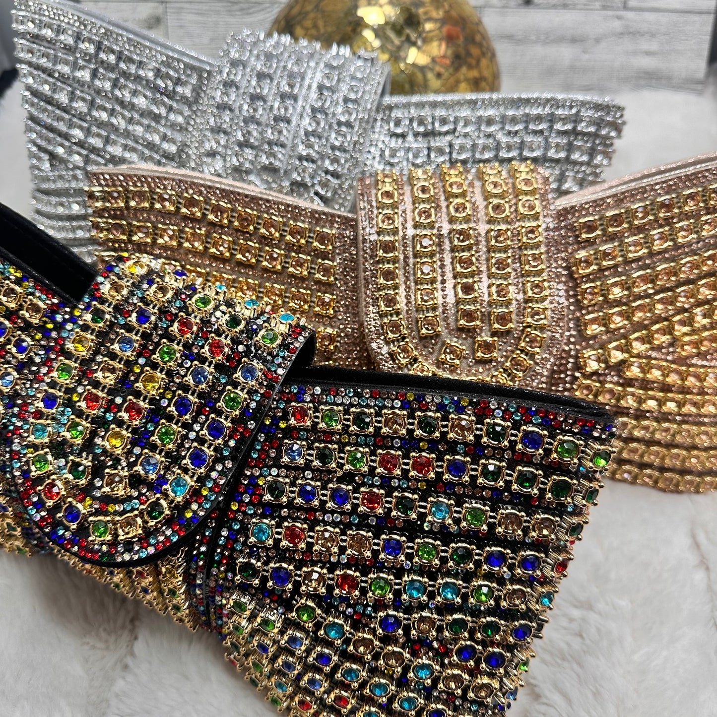 Bow Sparkly Clutch | Erika Williner Designs