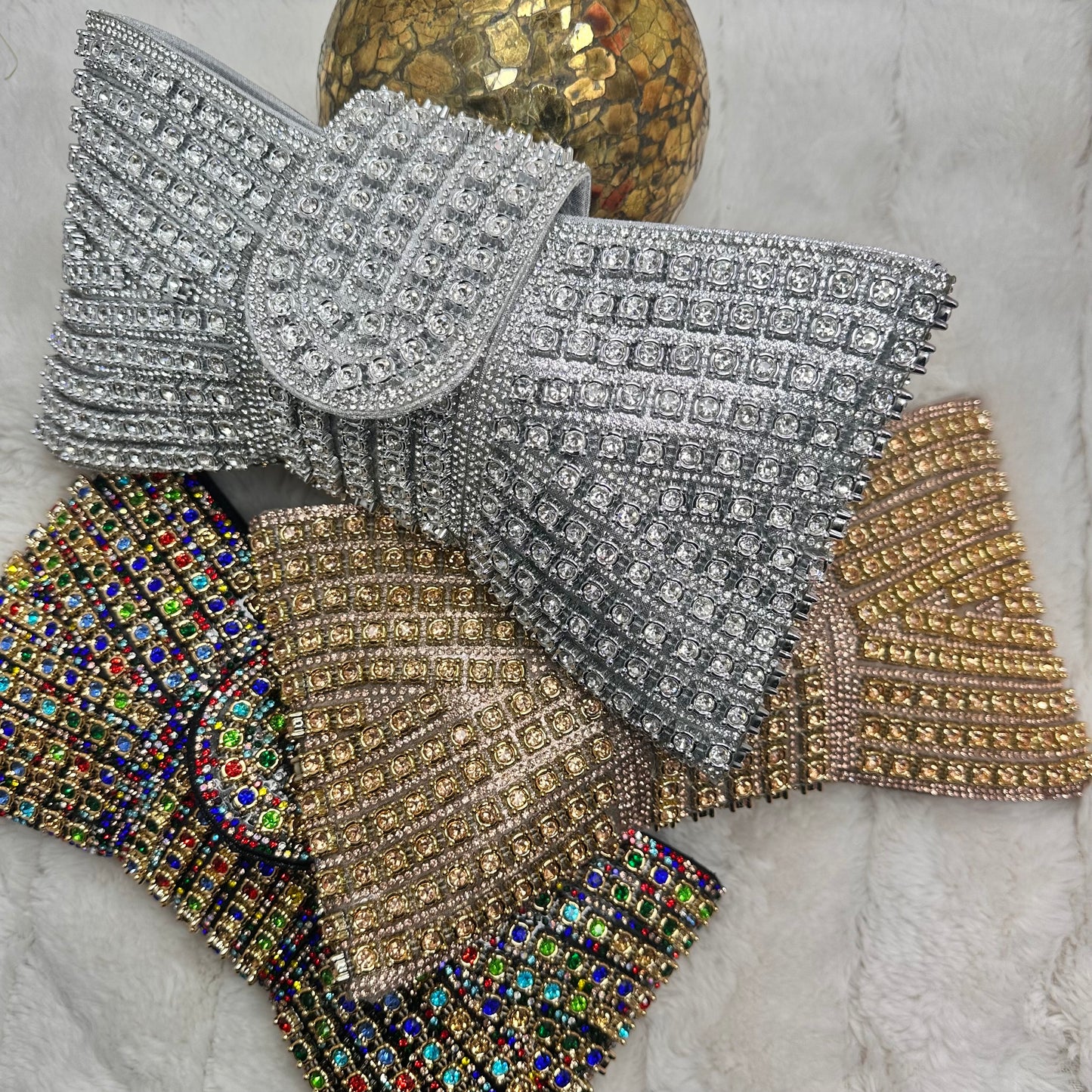 Bow Sparkly Clutch | Erika Williner Designs