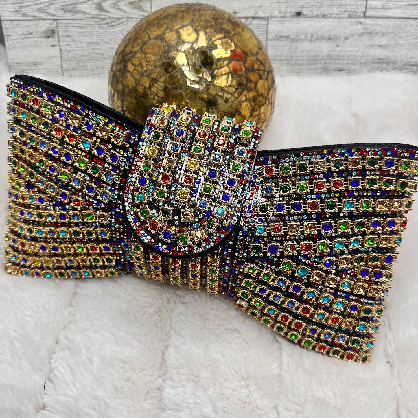 Bow Sparkly Clutch | Erika Williner Designs