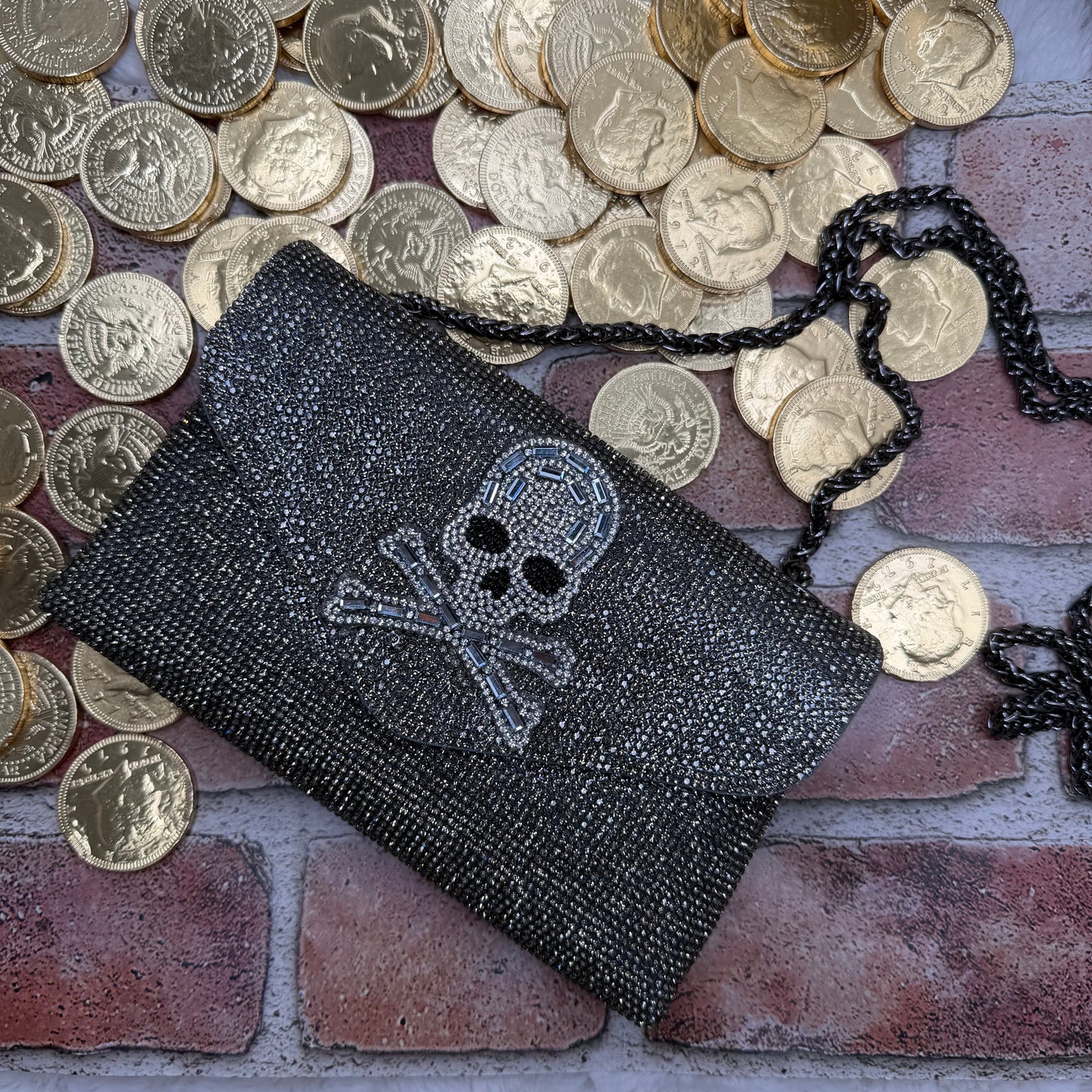 Sparkly Gaspy Crossbody Bag | Erika Williner Designs