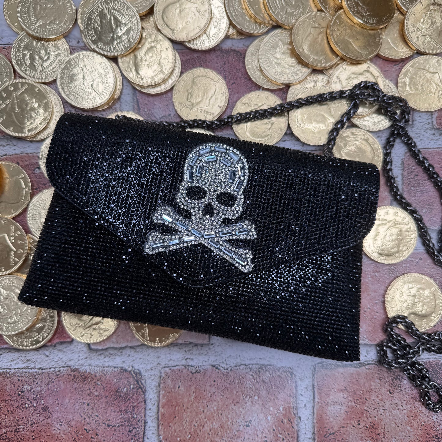 Sparkly Gaspy Crossbody Bag | Erika Williner Designs