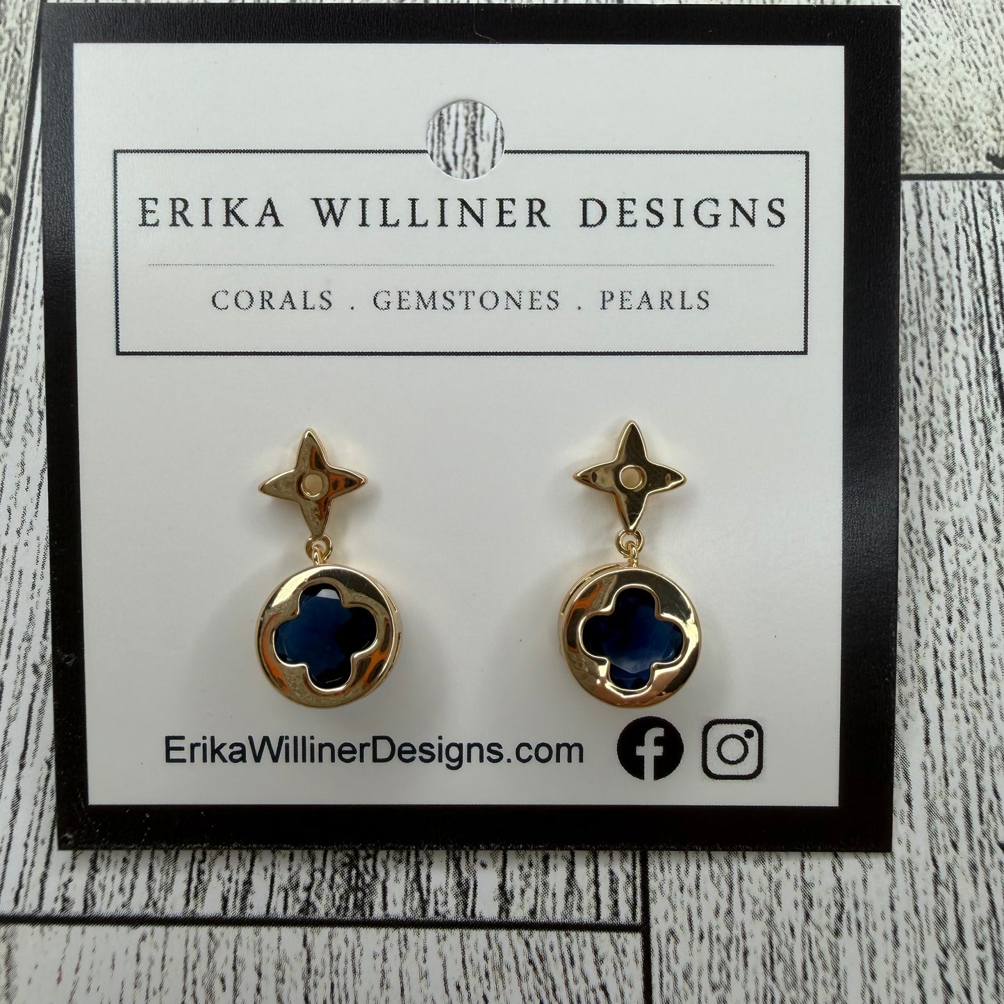 Star and Clover Earrings | Erika Williner Designs