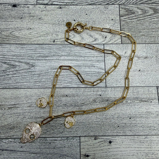 3 Skulls paper clip Necklace | Erika Williner Designs