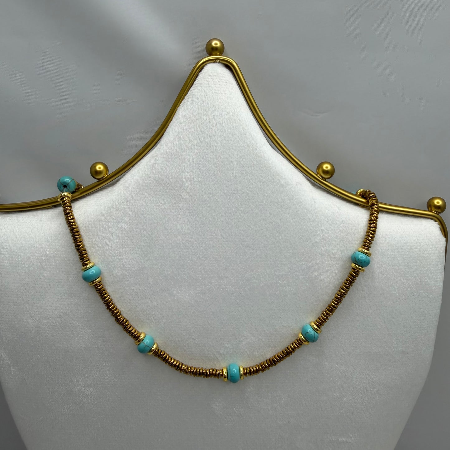 Hematite and Gemstone Necklace | Erika Williner Designs