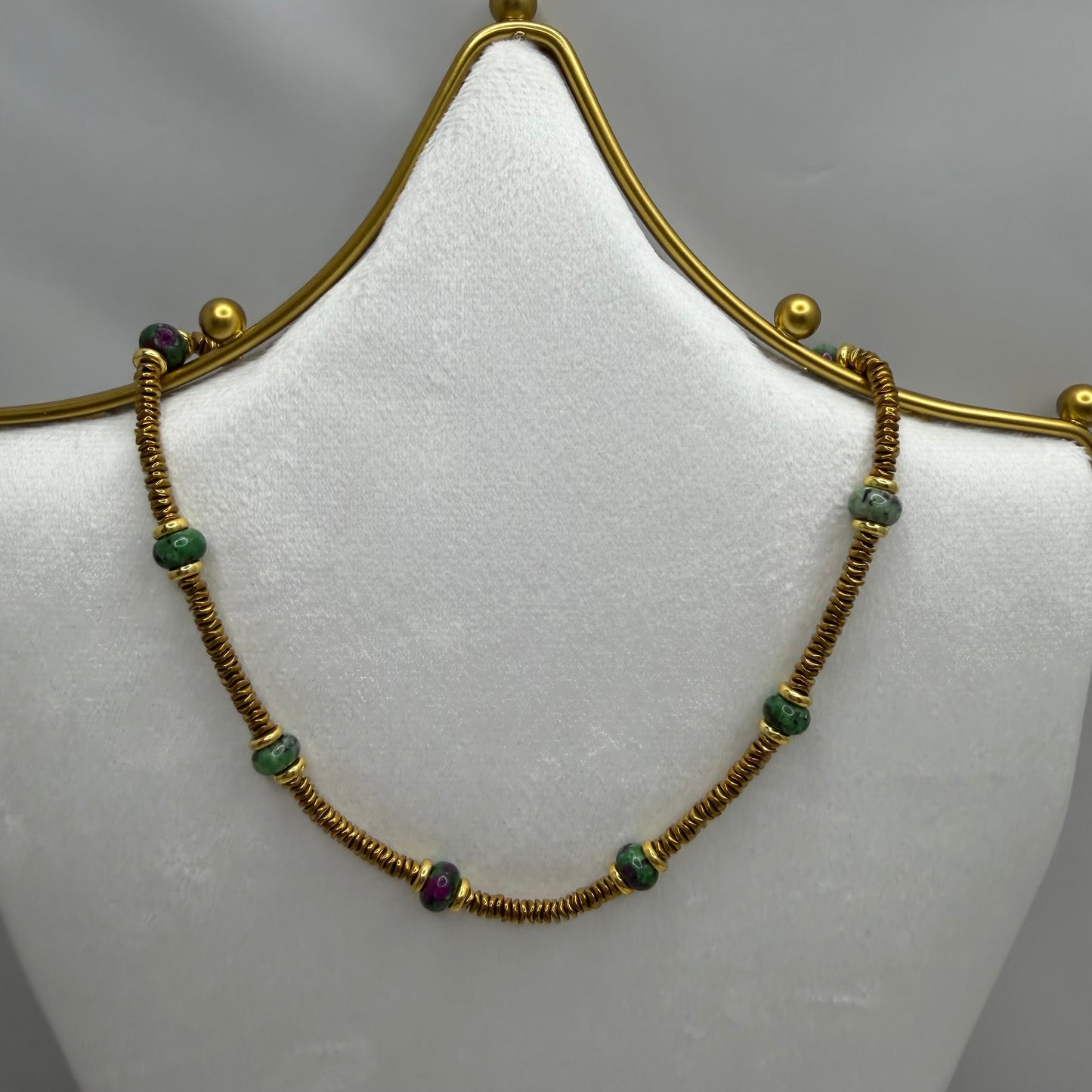 Hematite and Gemstone Necklace | Erika Williner Designs