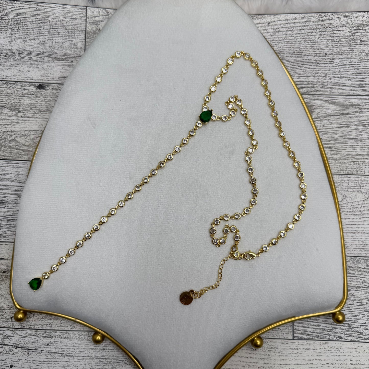 Dainty Single Teardrop Necklace | Erika Williner Designs