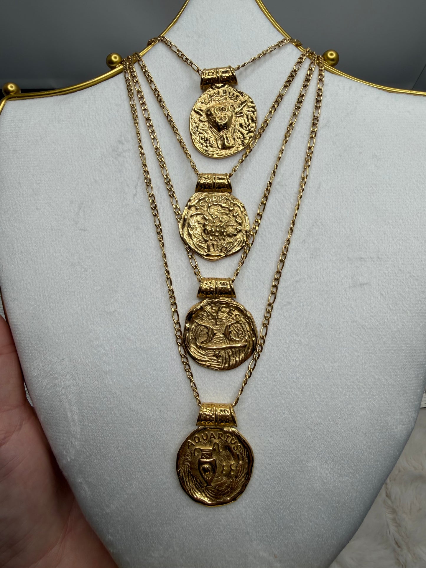 Zodiac Medallion Necklace | Erika Williner Designs