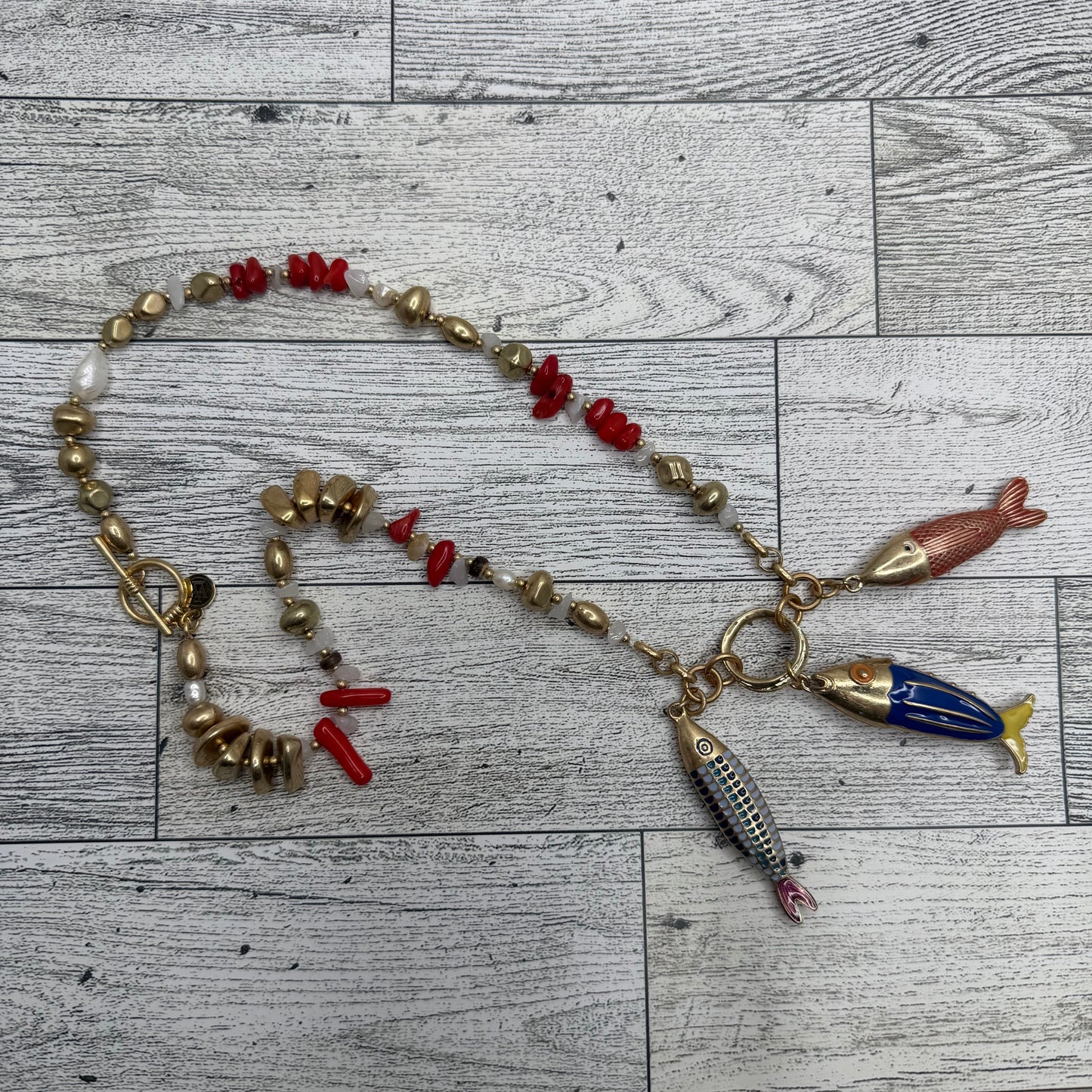 3 Fish Necklace | Erika Williner Designs