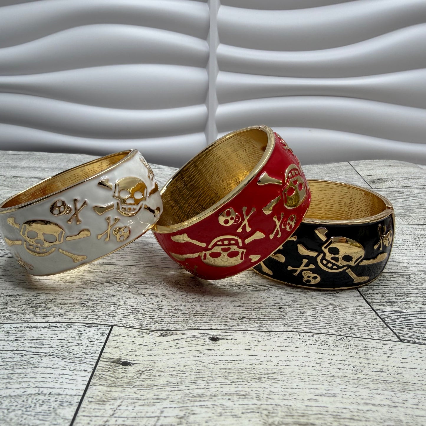 Enamel Bangle Skull | Erika Williner Designs