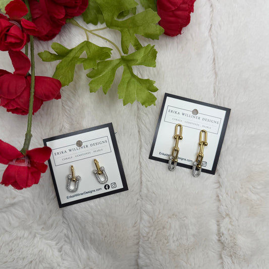 Tiffany Link Earrings | Erika Williner Designs