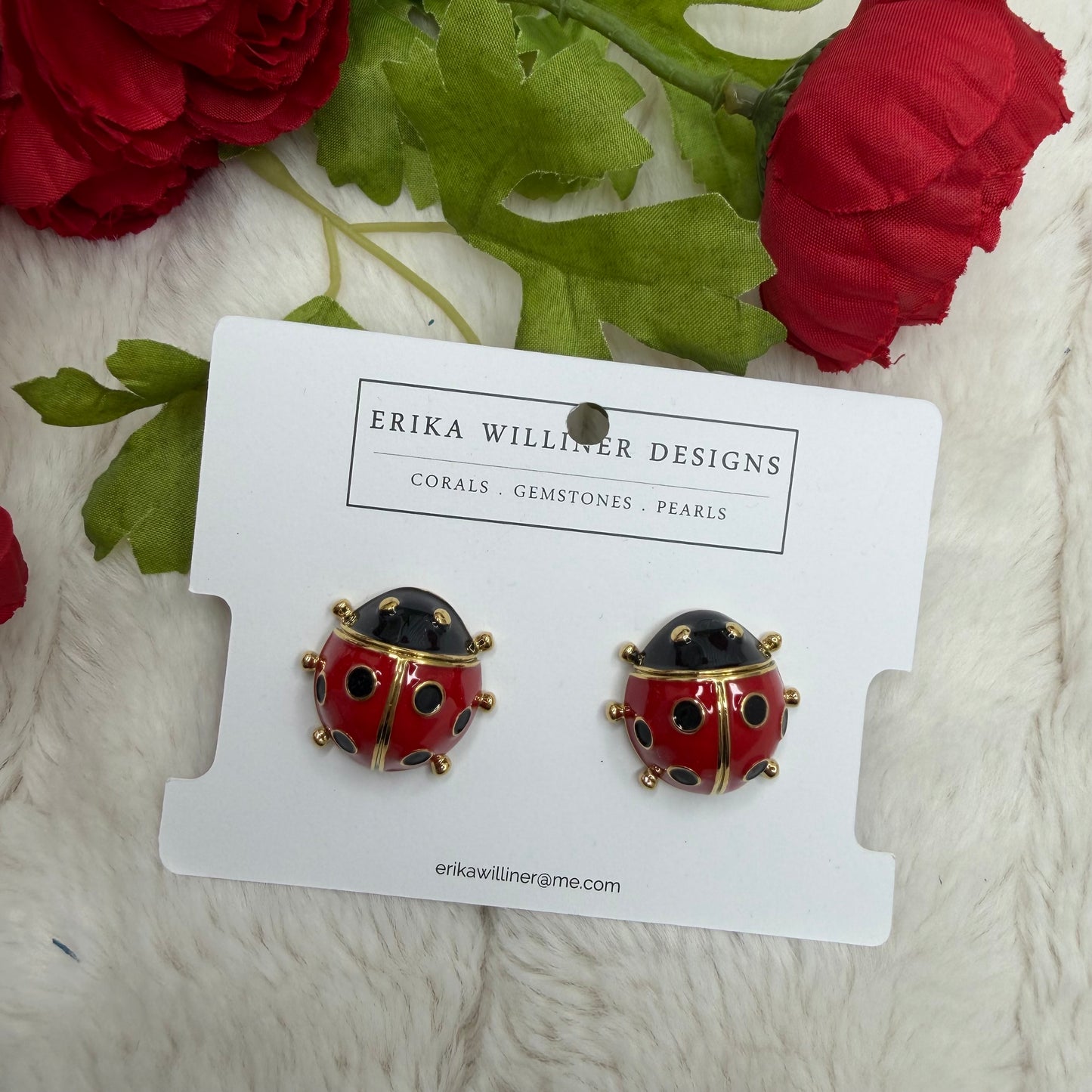 Lady Bugs Earrings | Erika Williner Designs