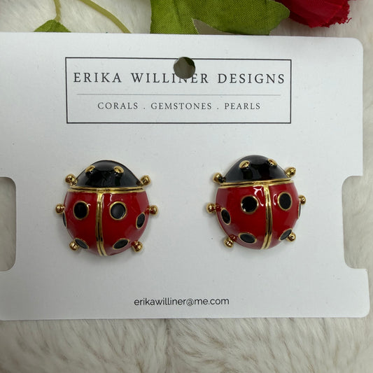 Lady Bugs Earrings | Erika Williner Designs