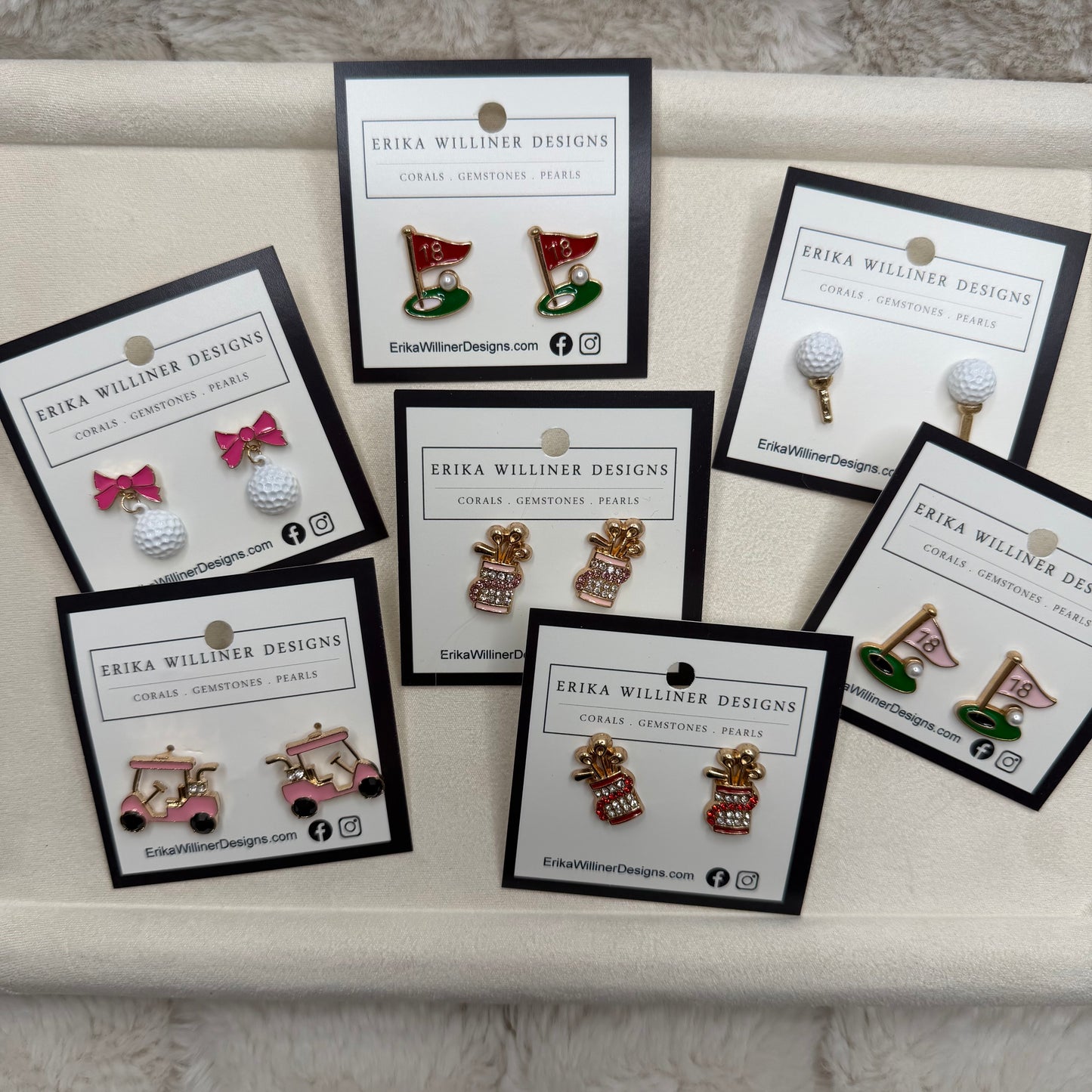 At The Tee Earrings  | Erika Williner Designs