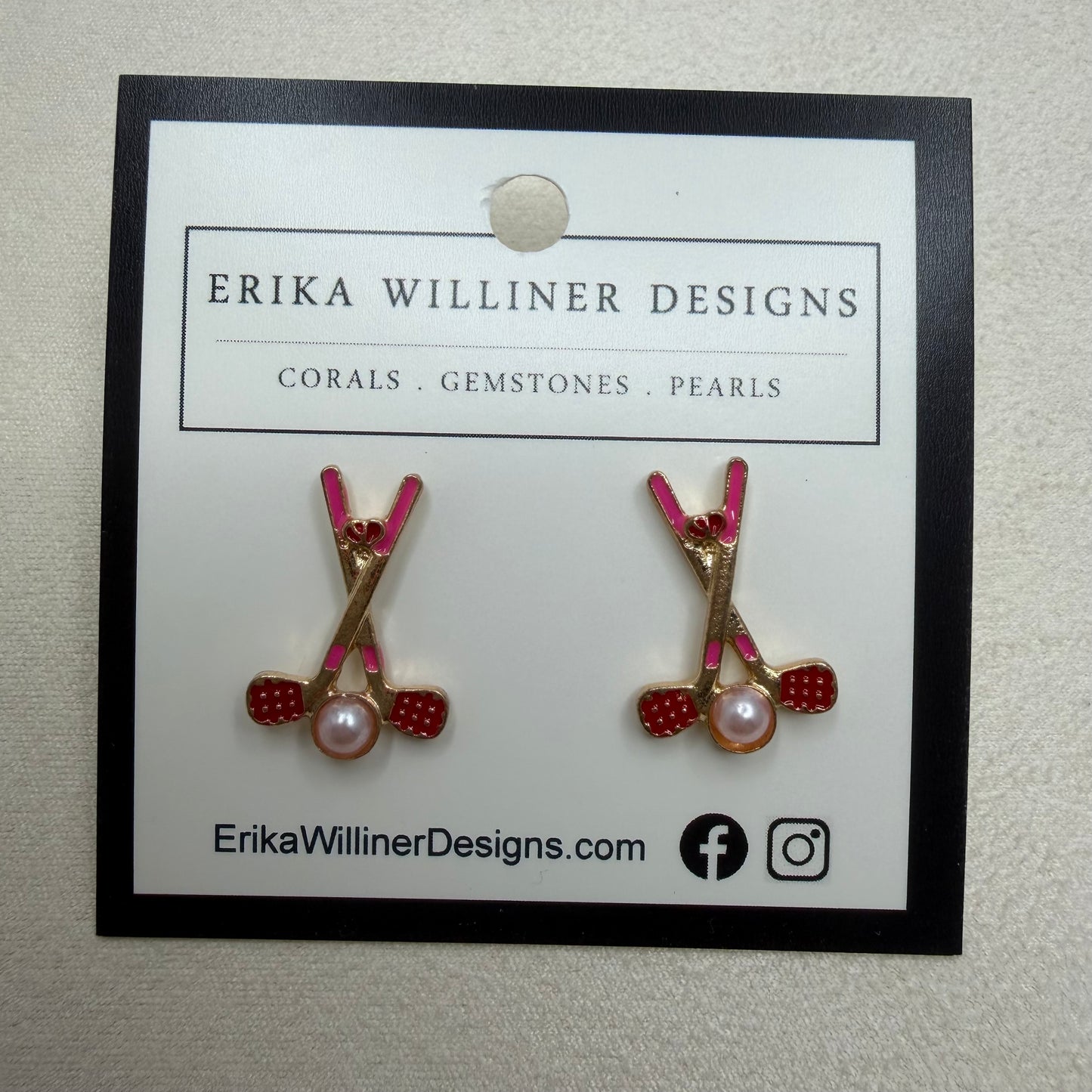At The Tee Earrings  | Erika Williner Designs